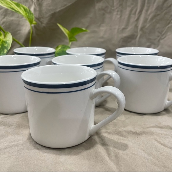 Totally Today Coffee cup Blue Dual Stripe - Picture 5 of 15